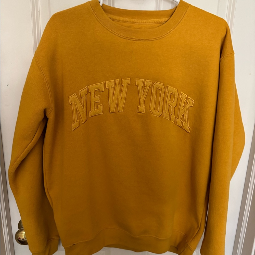 Yellow 'New York' Sweatshirt
